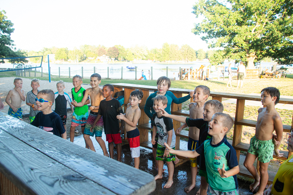 Discovery campers at Water Carnival